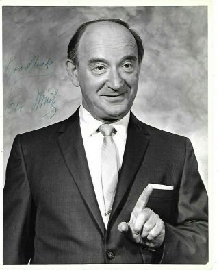 Eli Mintz Vintage Signed Photo Actor The Goldbergs Broadway