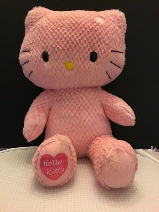 Build A Bear Pink Hello Kitty Plush Stuffed Doll Animal No Bow 18 "