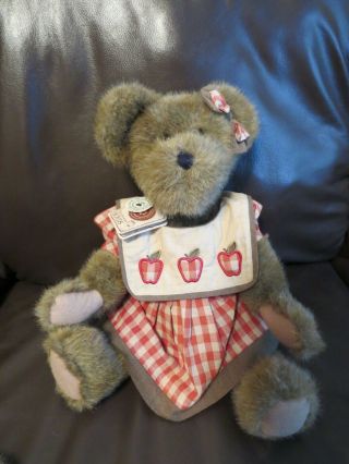 Boyds Bears Cora B Applesmith 14 " Plush/jointed Bear Retired Style 912634