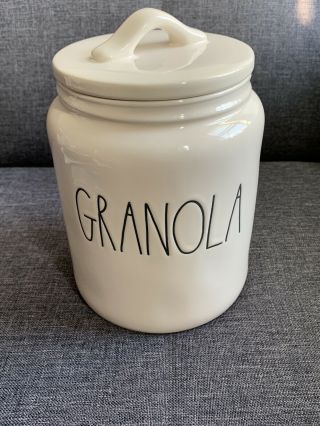 Rae Dunn Granola Canister With Lid