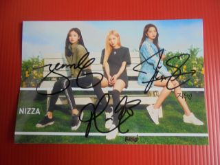 Blackpink Jennie Rose Jisoo Photo 4 X 6 Inches Blackpink Hand Signed Autograph