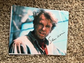 Sam Neill Jurassic Park 8x10 Signed Photo Autograph Picture