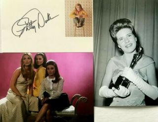 Patty Duke Signed Autographed Photo.  Valley Of The Dolls.  Miracle Worker.  Oscar.