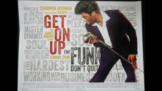 Get On Up Chadwick Bozeman James Brown Uk Quad Movie Poster Cond