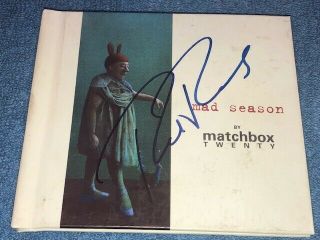 Rob Thomas Signed Autographed Matchbox 20 Mad Season Cd Booklet