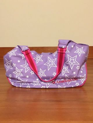 American Girl Purple 2 Doll Carry Travel Tote Bag