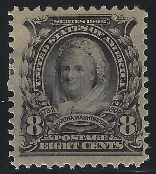 Us Stamps - Scott 306 - 8c Martha Washington - Og Hinged (l - 271)