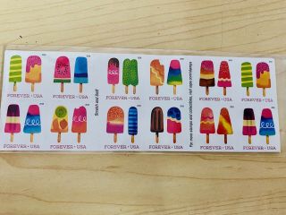 USPS Frozen Treats Stamps (1 Pack Of 20) 2