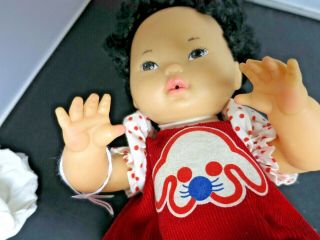 ETHNIC BABY DOLL DRINK AND WET DOLL 14 inch Made in China 3