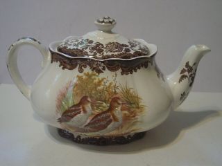 Royal Worcester Palissy Game Series Teapot