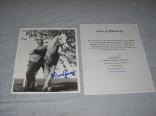 Alan Young Hand Signed Autographed 8x10 Mr.  Ed Photo With Guaranteed