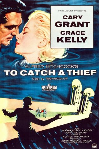 " To Catch A Thief ".  Alfred Hithcock.  Classic Movie Poster 1 Various Sizes