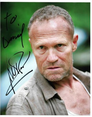 Michael Rooker Authentic Signed 8x10 Photo Autographed,  The Walking Dead,  Merle