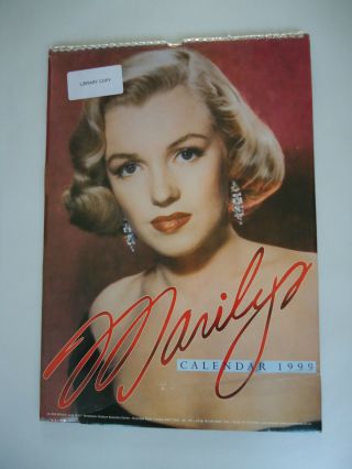 Marilyn Monroe Calendar 1999 Vintage 20year Old Rare Valuable Gem