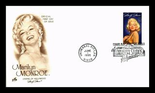 Dr Jim Stamps Us Marilyn Monroe Legend Of Hollywood Fdc Cover Unsealed