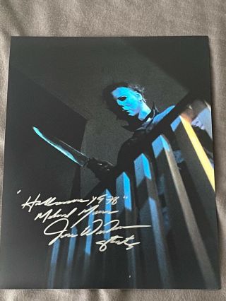 Jim Winburn Halloween Michael Myers Actor Signed 8x10 Photo With