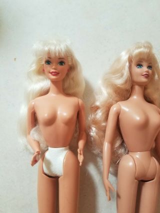 Nude Barbies For Ooak dolls blonde brunette disney holiday 90s caucasian 2