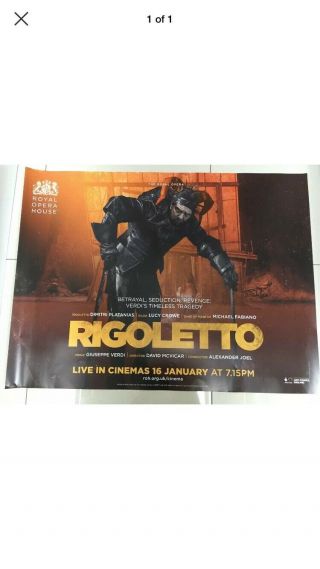 Royal Opera House Rigoletto Uk Quad Movie Poster