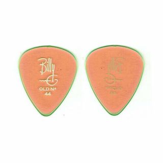Billy Gibbons (zz Top) " Billy G / Old No44 " Clear Orange Guitar Pick (2011)