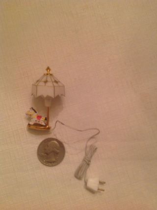 Dollhouse Miniature Electric Lamp
