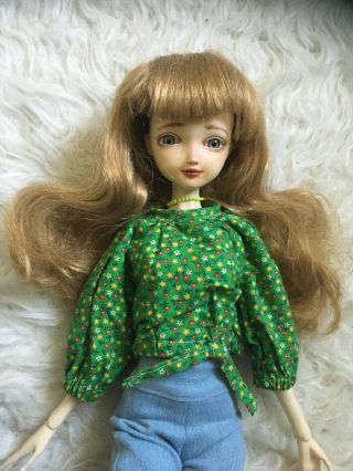 8 Inch Blonde Wig W/ Bangs For 1:3 Sd 1:4 Msd Bjd Doll