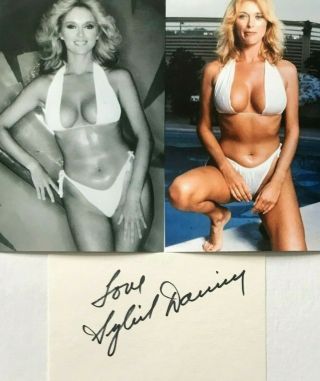 Sybil Danning Signed Autographed Photo.  Reform School Girls.  Howling.  Playboy.