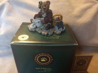 Boyds Bears Velma Q.  Berriweather Resin Figurine The Cookie Queen 1997 W/box