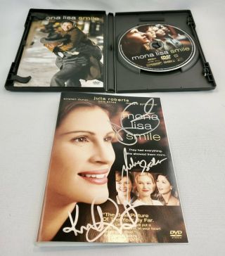 Kirsten Dunst & Julia Stiles Signed Autographed " Mona Lisa Smile " Dvd,  Mystery?