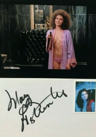 Mary Elizabeth Mastrantonio Signed Autographed Photo.  Scarface.  Color Of Money.