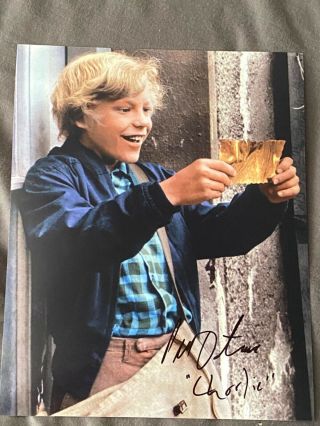 Peter Ostrum Willy Wonka And The Chocolate Factory Signed 8x10 Photo With