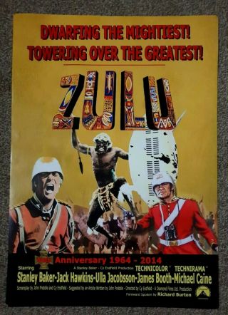Zulu - 50th Anniversary Poster - Caine Baker Rorke 