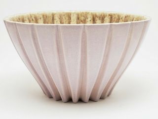 Mid - Century Modern Charles Murphy For Red Wing Pottery Ribbed Planter