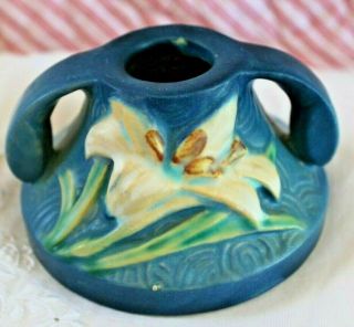 Vintage Roseville Pottery U.  S.  A.  1162 2 " Tall Candle Holder