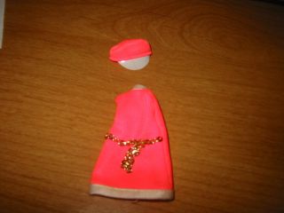 Dawn Doll,  2 Piece Outfit,  Stewardess Jessica,  Orange Dress And Hat