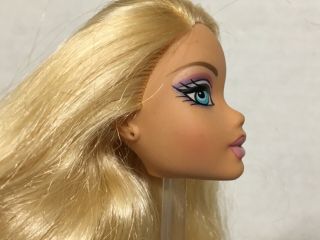 Barbie My Scene Kennedy Doll ' s Head Blonde Hair 3