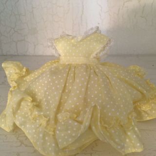 Yellow Pinafore Apron For Your 8 " Madame Alexander Doll