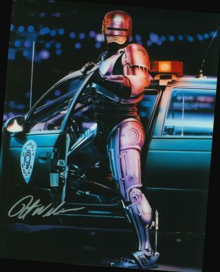 Peter Weller " Robocop " Hand Signed 8x10 Autographed Photo With