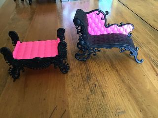 Monster High Freaky Fusion Catacombs House Castle Couch Chaise Lounge