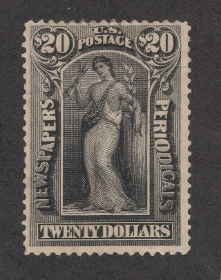 1895 Us Newspaper & Periodical Stamp Scott Pr123 Unused/h/ng Tmm