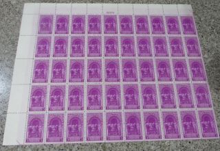 $us Sc 854 M/nh/vf Full Sheet Of 50 Stamps,  " Washington "