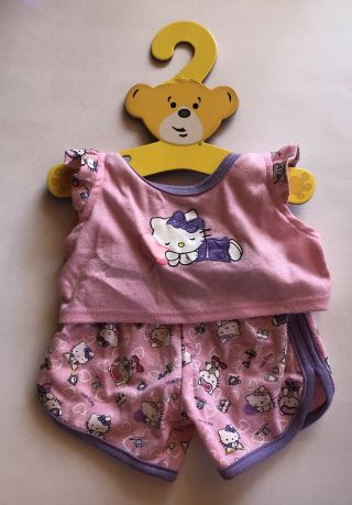 Build - A - Bear Workshop Hello Kitty Pajama Set (shirt,  Pants)