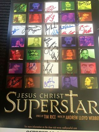 Poster Of Jesus Christ Superstar - Broadway Musical Orpheum Theatre Mn.  2004