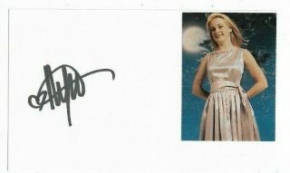 Melissa Joan Hart Signed 3x5 Index Card " Sabrina The Teenage Witch "
