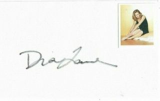 Diane Lane Signed 3x5 Index Card " A Little Romance "