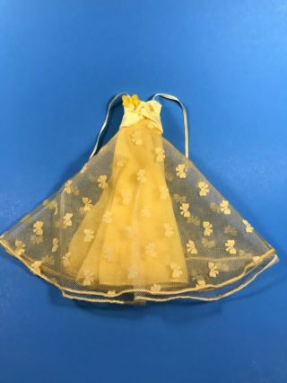 Barbie Doll Yellow Dress With Bow Tie Design 4620 Perfume Pretty Plz Read Flaw