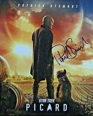Patrick Stewart Autographed Signed 8x10 Photo (star Trek) Reprint