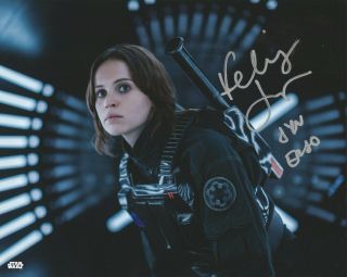Felicity Jones (star Wars) Rogue One Autographed Signed 8x10 Photo Reprint