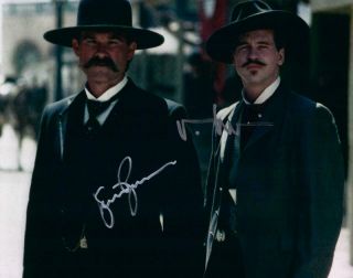 Val Kilmer / Kurt Russell Autographed Signed 8x10 Photo (tombstone) Reprint