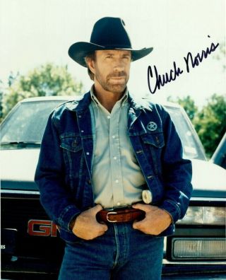 Chuck Norris Signed Autographed 8x10 Photo (walker Texas Ranger) Reprint
