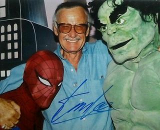 Stan Lee Autographed Signed 8x10 Photo (spider Man) Reprint